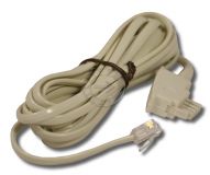 Connection Cable Analogue TAE-F - RJ11 3m White, New