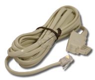 Connection Cable Analogue TAE-F - RJ11 3m Бе́лая, Новый