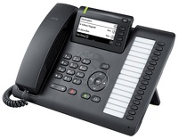 Unify OpenScape Desk Phone CP400 HFA Schwarz, Generalüberholt