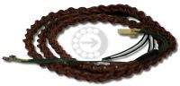 Plaited handset cable with textile Кори́чневый