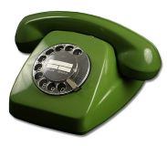 Post FeTAp 611-2 Wählscheibentelefon Ferngreen, Refurbished