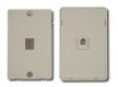 Siemens Wall Mount-Kit with junction box RJ11 Warmgrey, New
